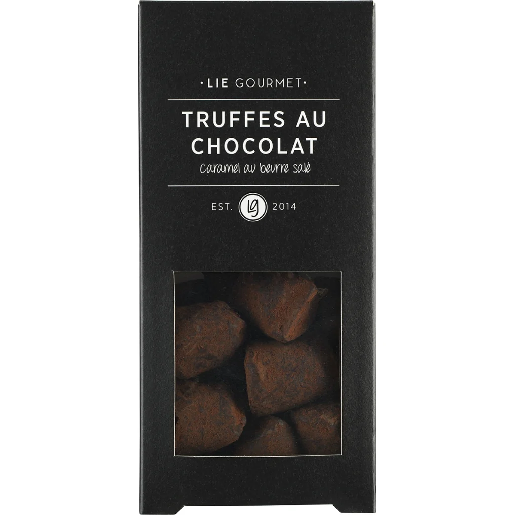 Súkkulaðitrufflur með karamellubitum
