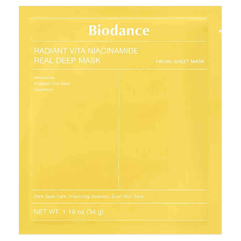 Biodance maski - Radiant Vita Niacinamide / Real Deep Mask